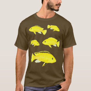 Camiseta of Electric Yellow Lab Cichlids Fish Aquarium Owne