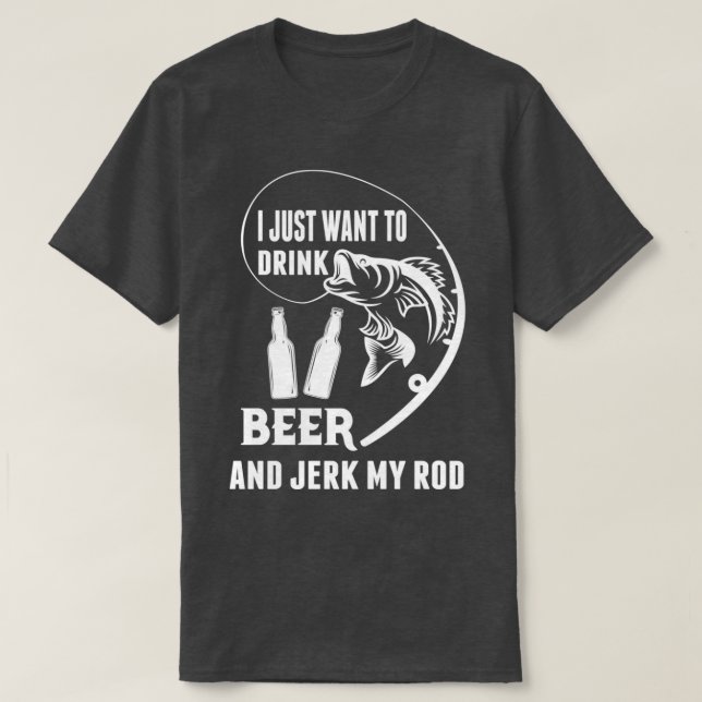 Camiseta of Master Baiter Fisherman Funny Fishing Lover Gif (Diseño del anverso)