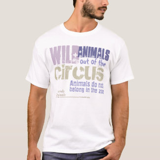 Camiseta Of the fieramente animals out circus -