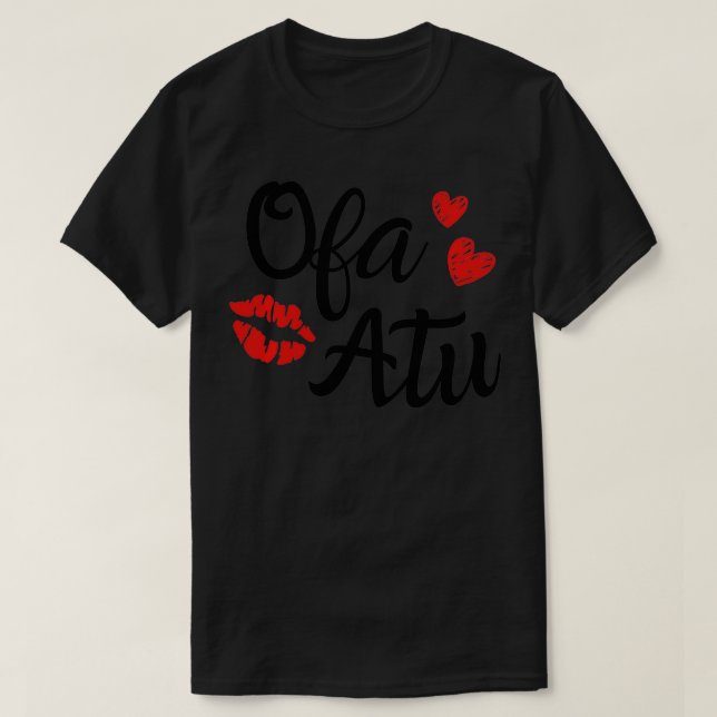 Camiseta Ofa Atu te amo en lengua tonga Valle bruto (Diseño del anverso)