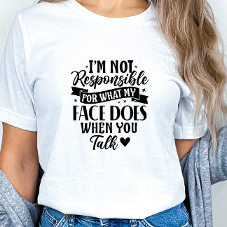 Camiseta ofensiva sarcástica graciosa