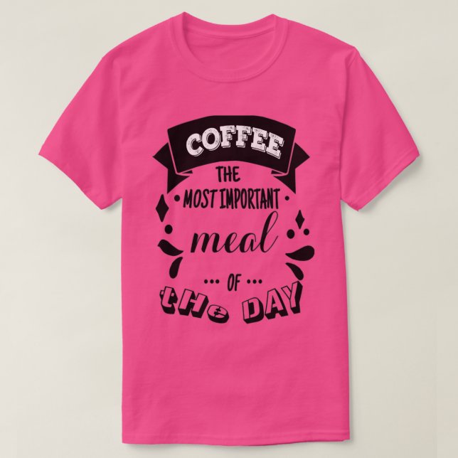 Camiseta oferta de café 3 (Diseño del anverso)