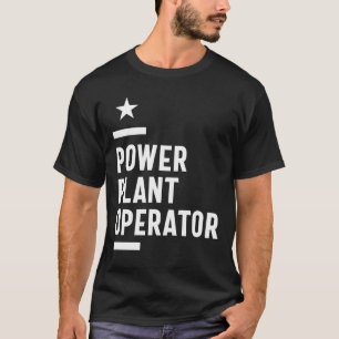 Camiseta Oferta de cargo de operador de planta de energía