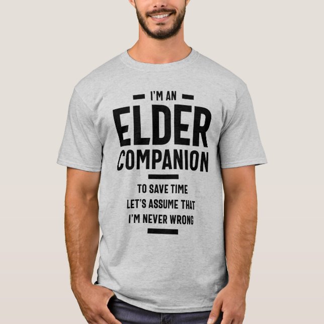 Camiseta Oferta de cargo de trabajo de compañero mayor (Anverso)