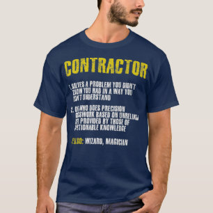 Camiseta Oferta de contratista divertida para el equipo de 