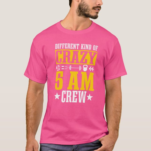 Camiseta Oferta de gimnasio Squad 5am Crew Gym (Anverso)