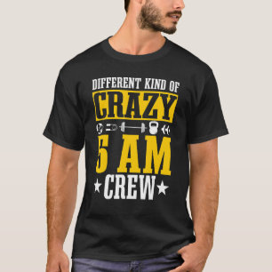 Camiseta Oferta de gimnasio Squad 5am Crew Gym