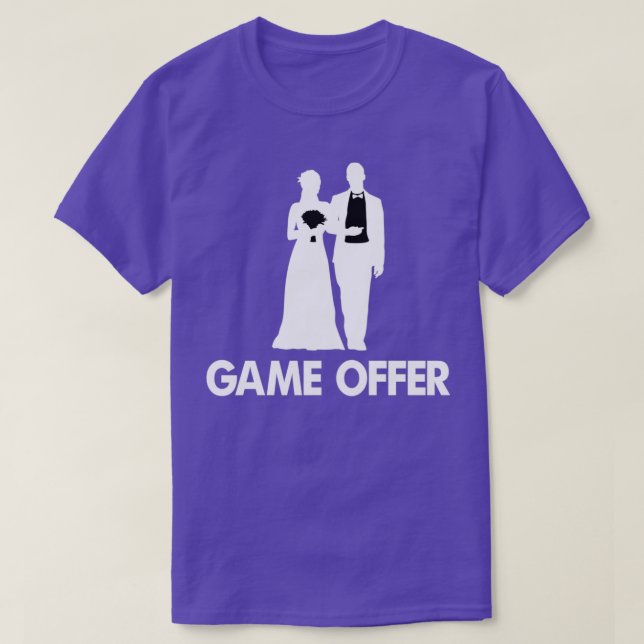 Camiseta Oferta de juego (Diseño del anverso)