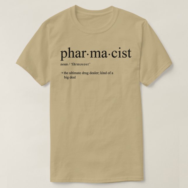 Camiseta oferta de la farmacia divertida versión 1 (Diseño del anverso)