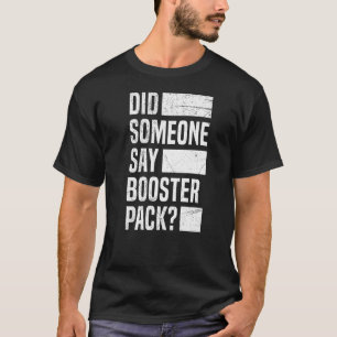 Camiseta Oferta de tarjeta de intercambio de paquetes de bo