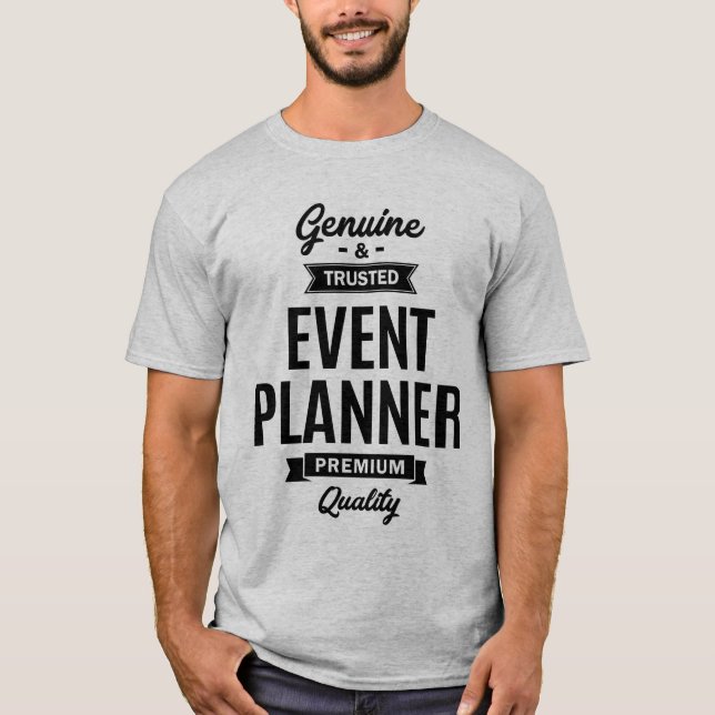 Camiseta Oferta de título de trabajo del planificador de ev (Anverso)