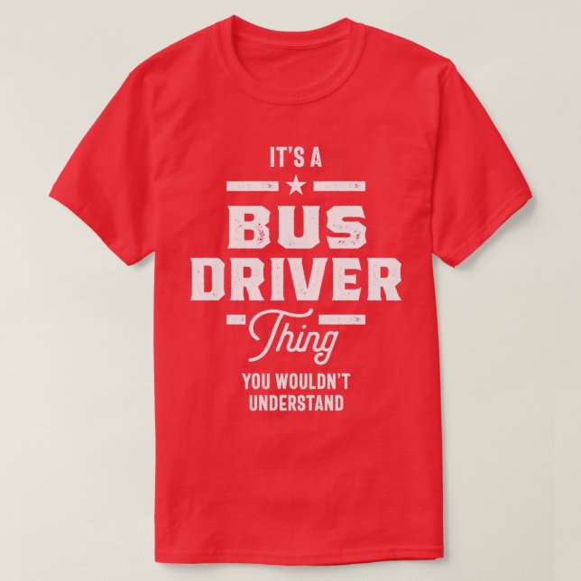 Camiseta Oferta de títulos de trabajo de controlador de bus (Diseño del anverso)