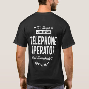 Camiseta Oferta de títulos de trabajo de operador de teléfo