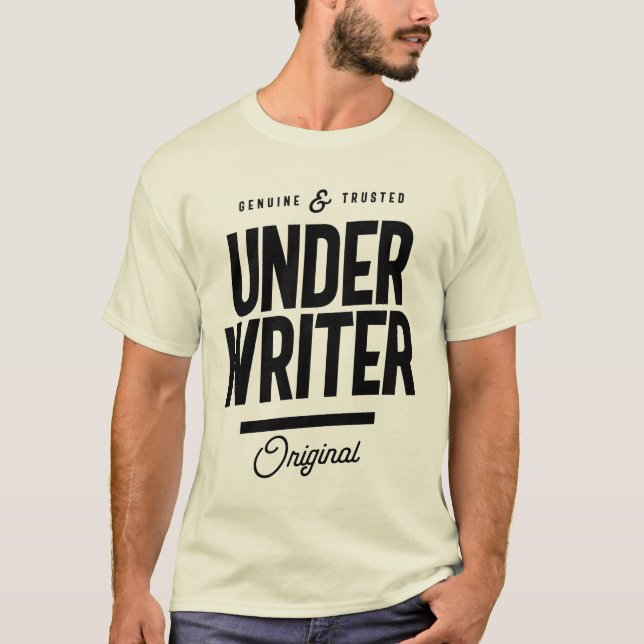 Camiseta Oferta de títulos de trabajo de subescritor (Anverso)