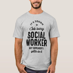 Camiseta Oferta de títulos de trabajo de trabajador social