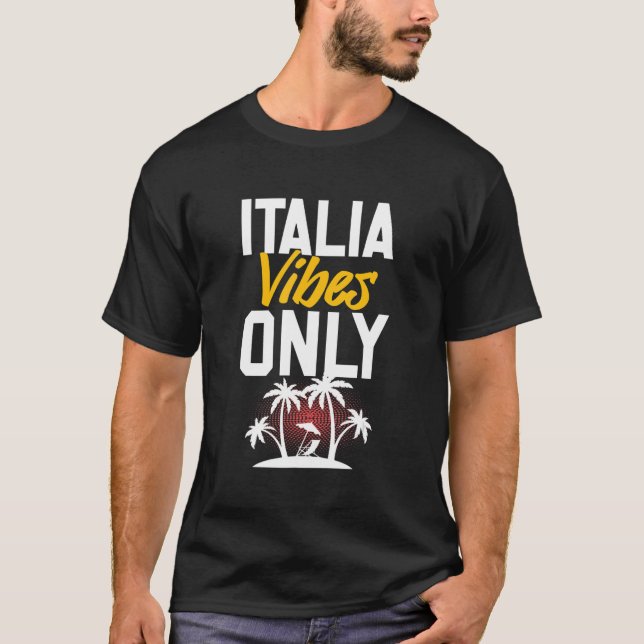 Camiseta Oferta de vacaciones de Italia Vibes Fiesta Italy (Anverso)