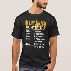 Camiseta Oferta especial de experto en utilidades de tarifa