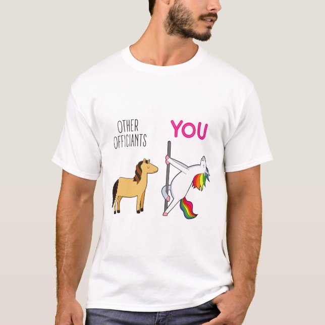 Camiseta Oferta oficial de unicornio o gracias (Anverso)