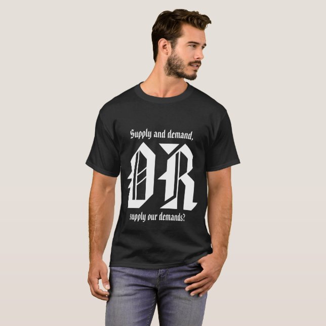 Camiseta Oferta y demanda (Anverso completo)