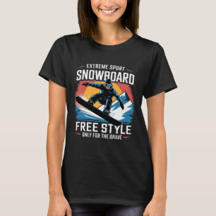 Camiseta Ofertas de equipo de snowboarding femenino este Dí