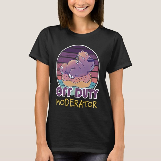 Camiseta Off Duty Moderator Job Coworker (Anverso)