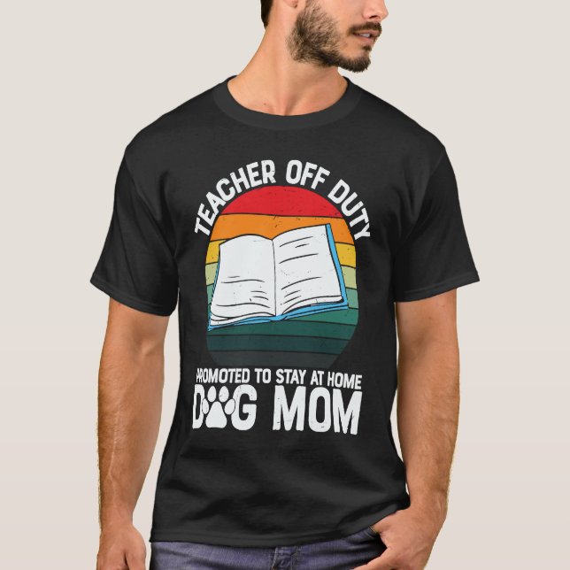 Camiseta Off Duty Teacher School Grade Work  Graphic Plus S (Anverso)