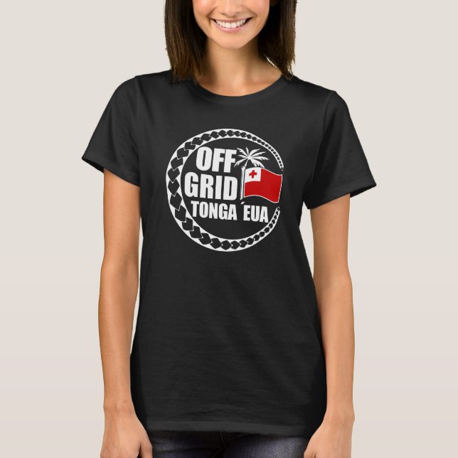 Camiseta Off Grid Tonga Eua Lifestyle (Anverso)