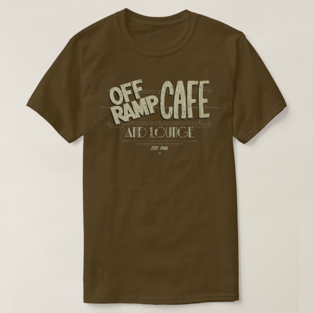 Camiseta Off Ramp Cafe Seattle  (Diseño del anverso)