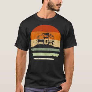 Camiseta Off Road 4X4 Vintage Retro 70s Sunset Off Road Gif