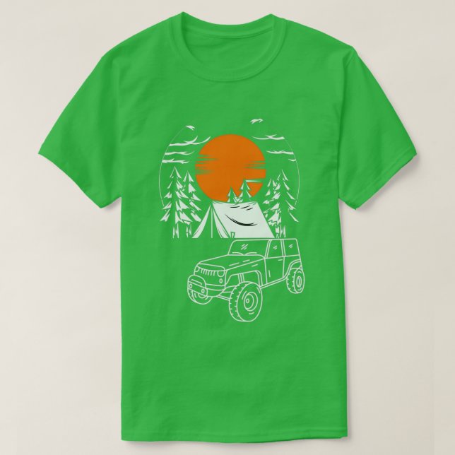 Camiseta Off Road Adventure Off Roader Camp Lovers (Diseño del anverso)