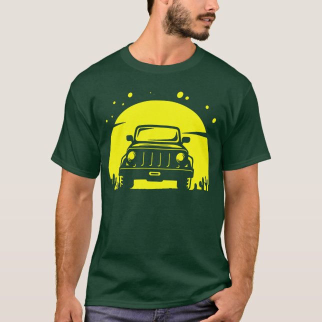 Camiseta Off Road Adventure Sport Retro girl (Anverso)