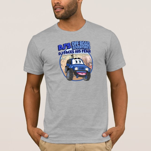 Camiseta Off-Road Adventures de DJ masculino (Anverso)