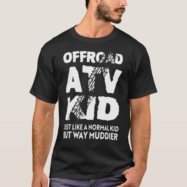 Camiseta Off Road ATV Kid Quad 4 Wheys Boys (Anverso)