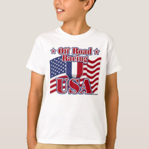 Camiseta Off Road Carreras USA