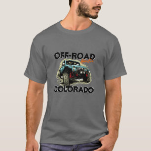 Camiseta Off-Road Colorado 4X4 ATV Personalizar Textos 