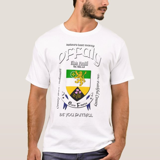 Camiseta Offaly Ireland Escudo T-Shirt (Anverso)