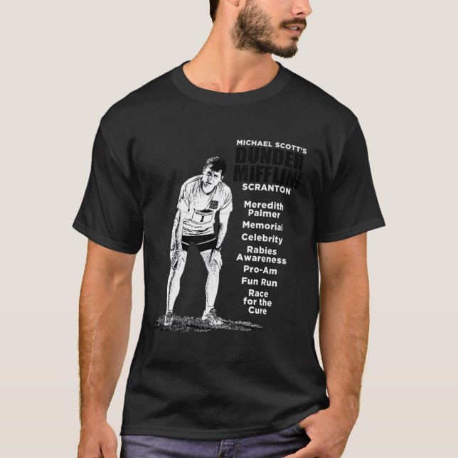 Camiseta Office Michael Scott Fun Run (Anverso)