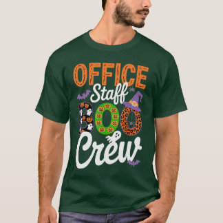 Camiseta Office Staff Boo Crew Medical School Data Entry gi