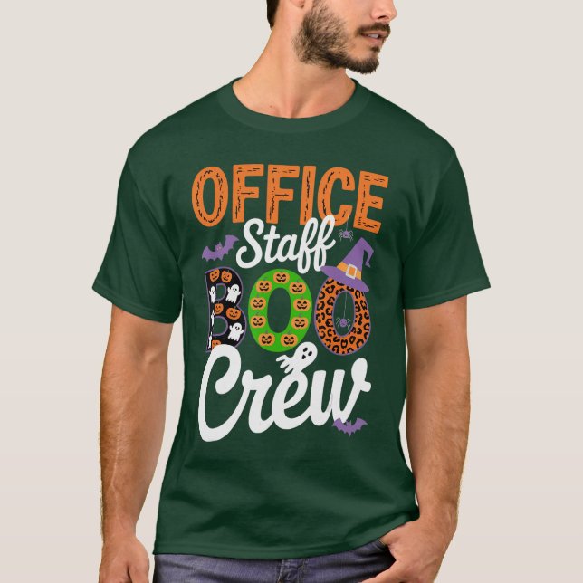 Camiseta Office Staff Boo Crew Medical School Data Entry gi (Anverso)