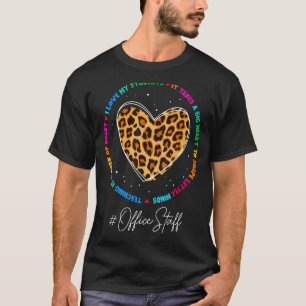 Camiseta Office Staff School Admin Apreciation Week Back T