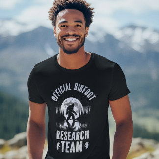 Camiseta Official Bigfoot Research Team - Forest Landscape