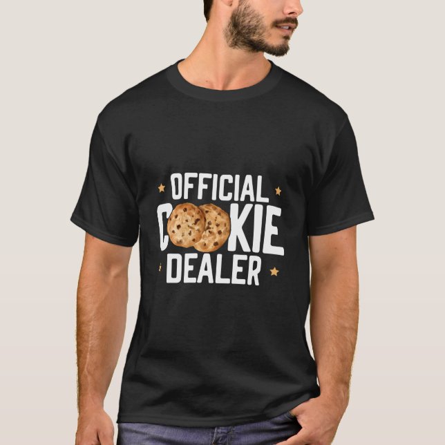 Camiseta Official Cookie Dealer Sweet Dessert Cookie Baking (Anverso)
