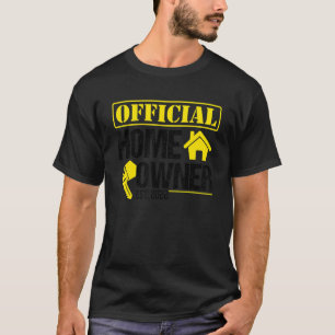 Camiseta Official Homeowner Est 2022 New House Housewarmin