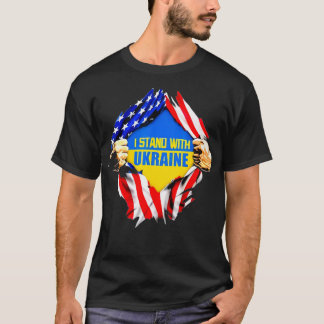 Camiseta Official I Stand With Ukraine Pray For Ukraine Pea