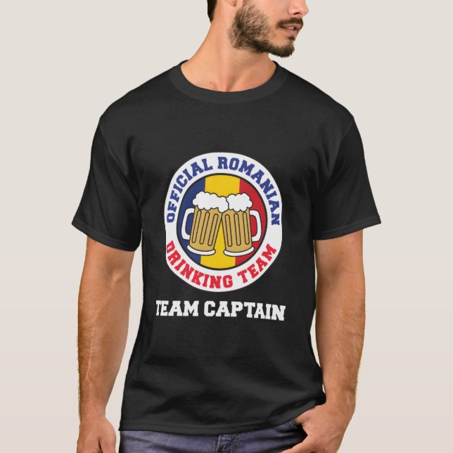 Camiseta Official Roian Drinking Team Captain (Anverso)