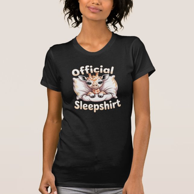 Camiseta  Official Sleepshirt Giraffe (Anverso)