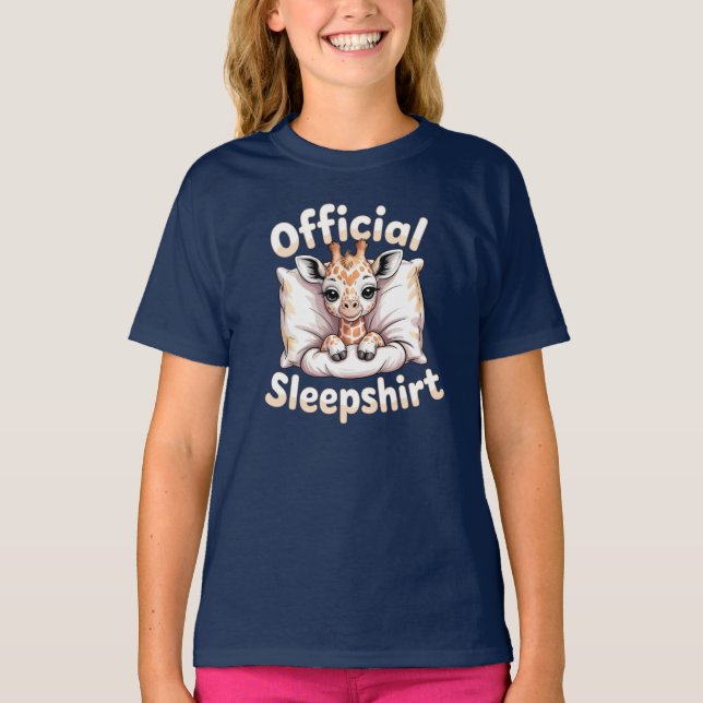 Camiseta  Official Sleepshirt Giraffe (Anverso)