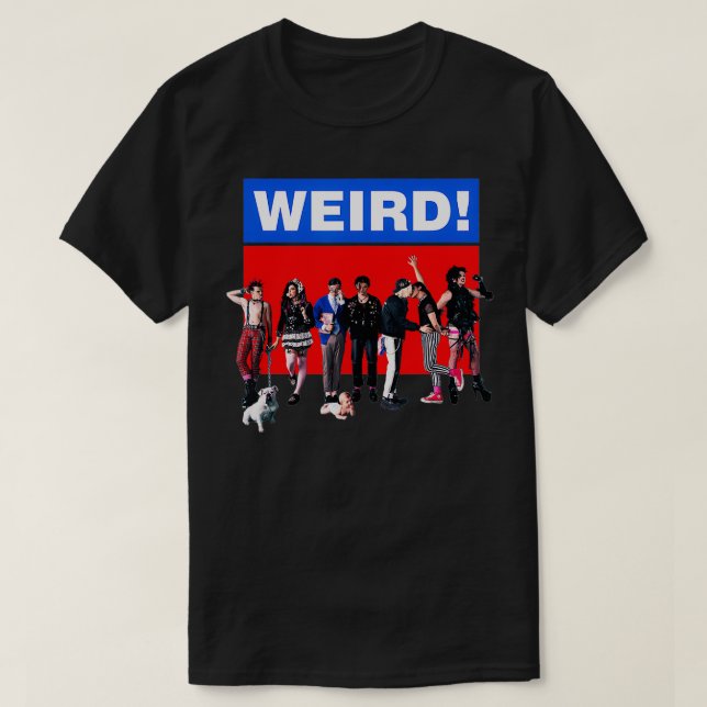 Camiseta Official Yungblud Weird White  (Diseño del anverso)