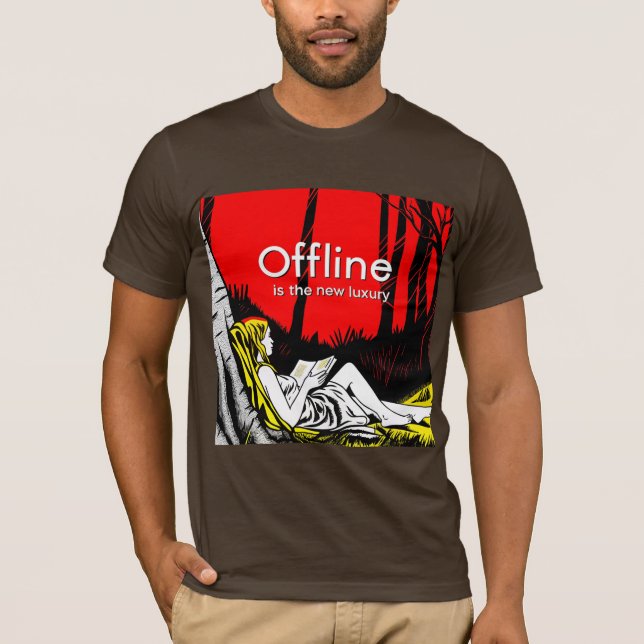 Camiseta Offline Es El Nuevo Lujo (Anverso)