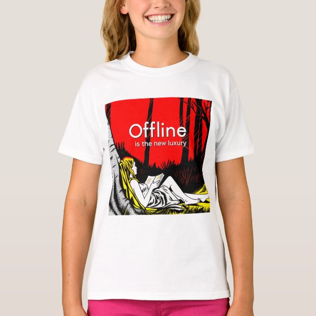 Camiseta Offline Is The New Luxury (Anverso)